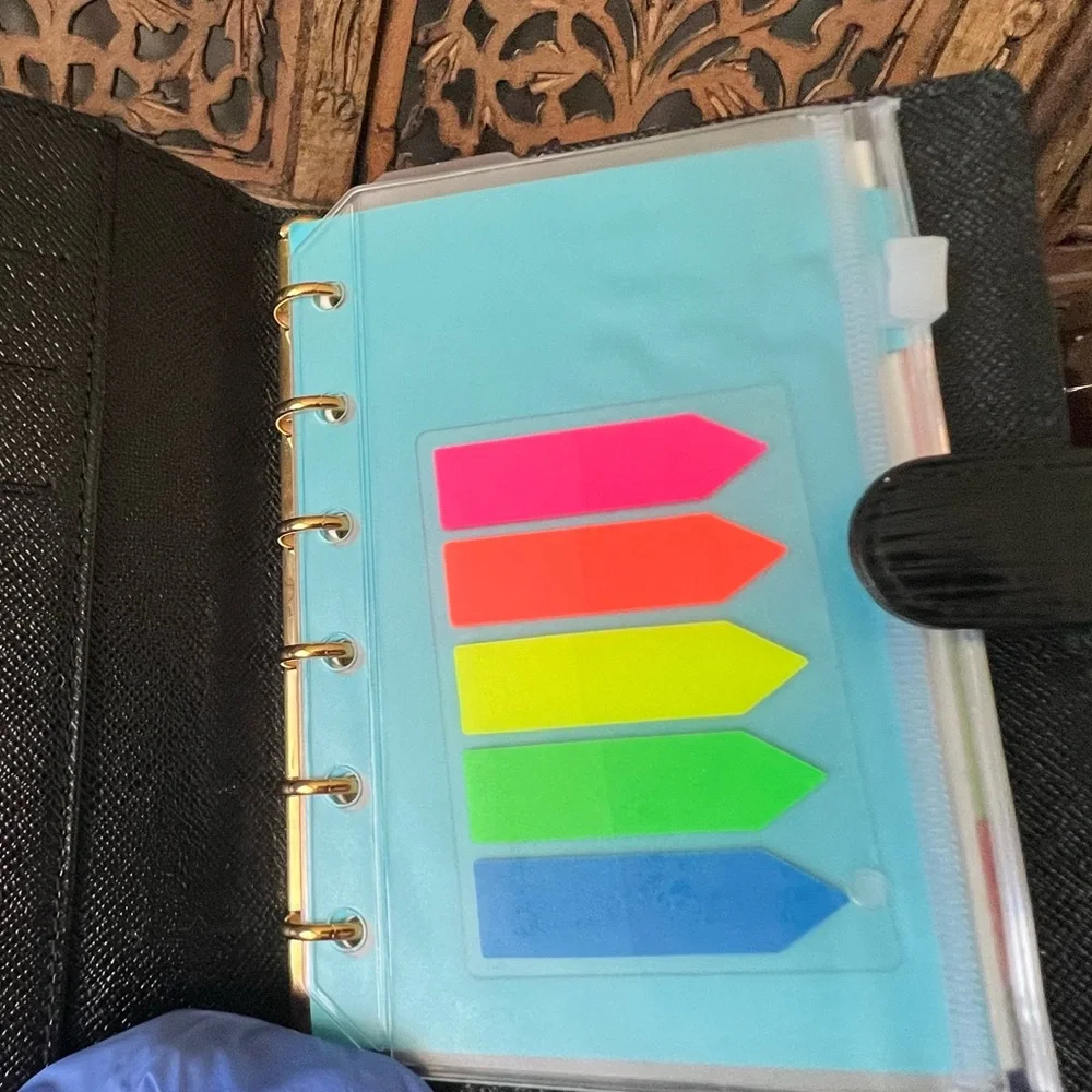 🔥 Authentic Louis Vuitton Black Epi PM Agenda Passport Holder - Picture 7 of 16